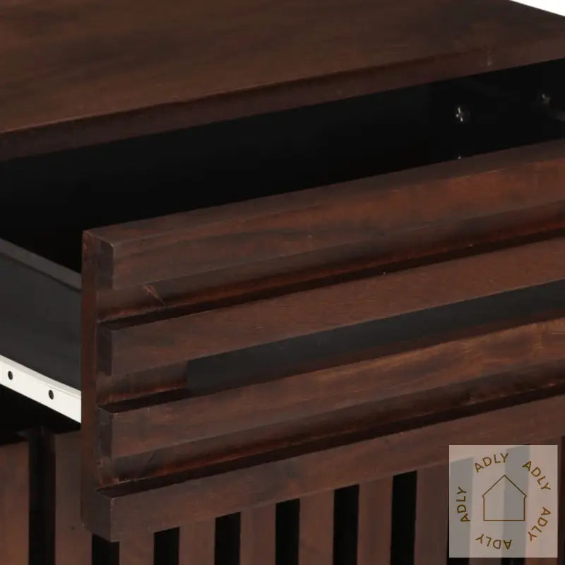 Nattbord Brun 50X34X60 Cm Heltre Mango