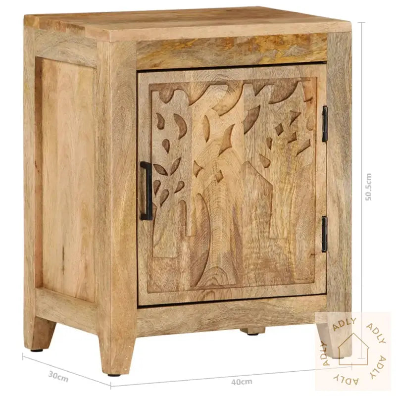 Nattbord 40X30X50 Cm Heltre Mango
