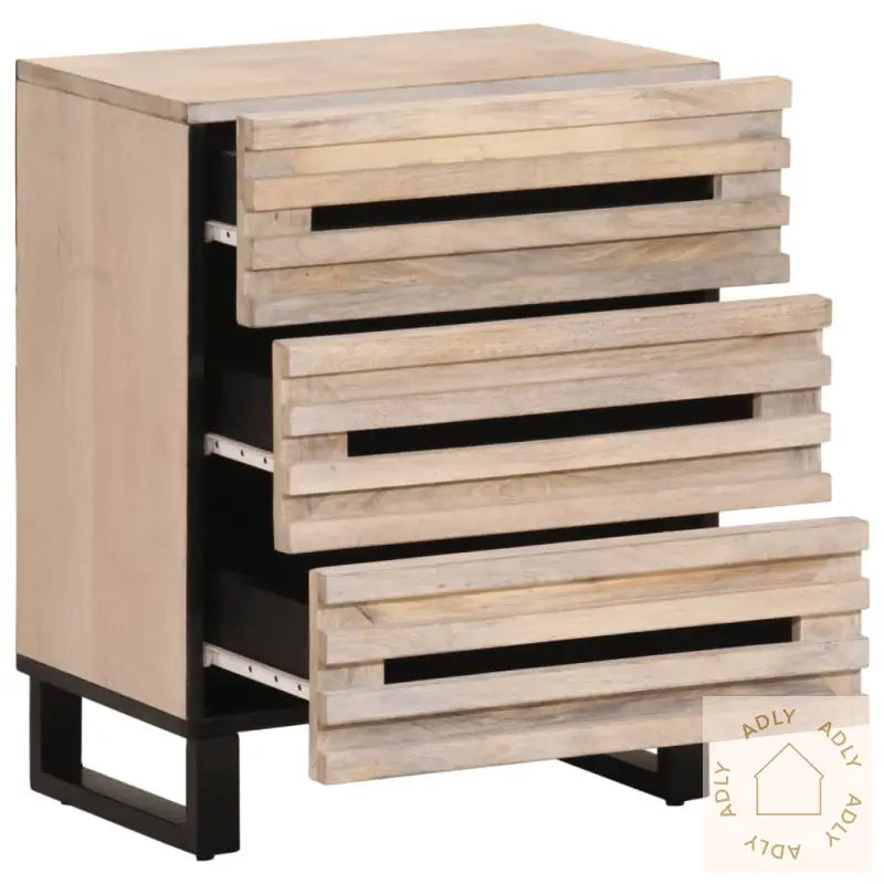 Nattbord 50X34X62 Cm Heltre Mango