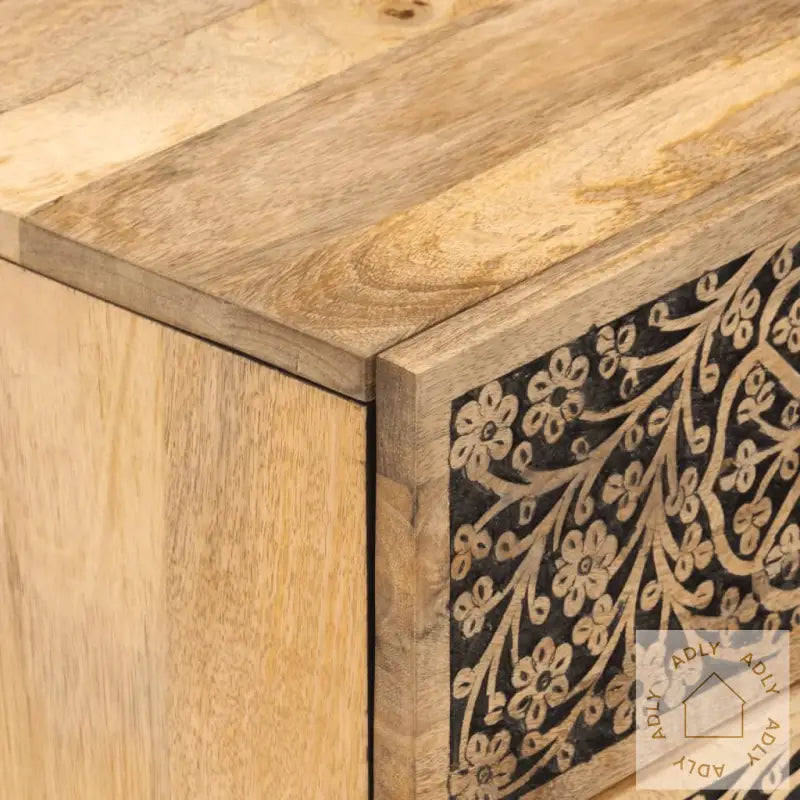 Nattbord 2 Stk 40X33X46 Cm Heltre Mango