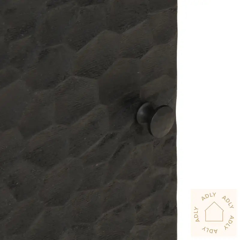 Nattbord 2 Stk Svart 40X33X46 Cm Heltre Mango