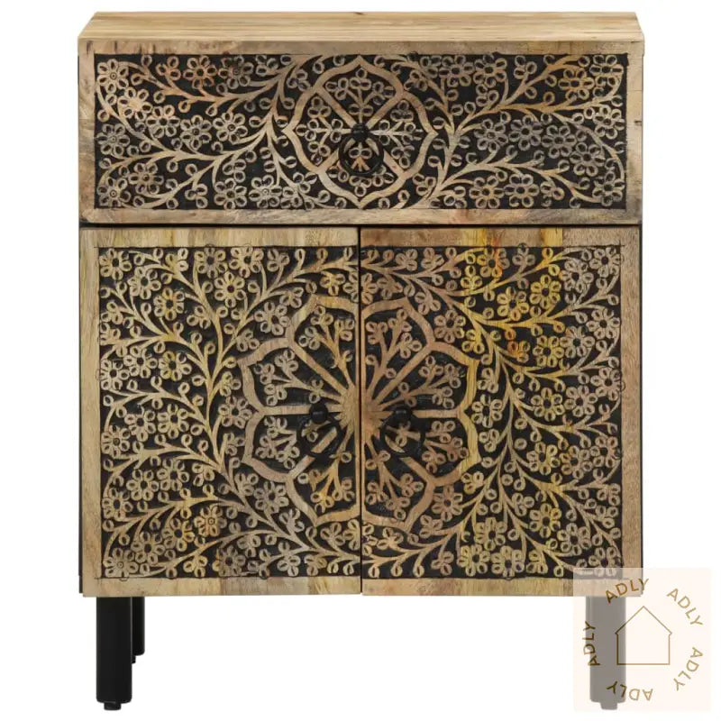 Nattbord 50X33X60 Cm Heltre Mango