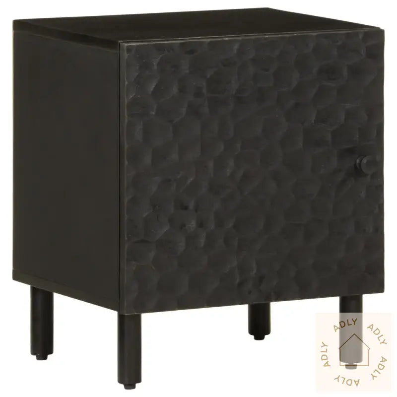 Nattbord 2 Stk Svart 40X33X46 Cm Heltre Mango