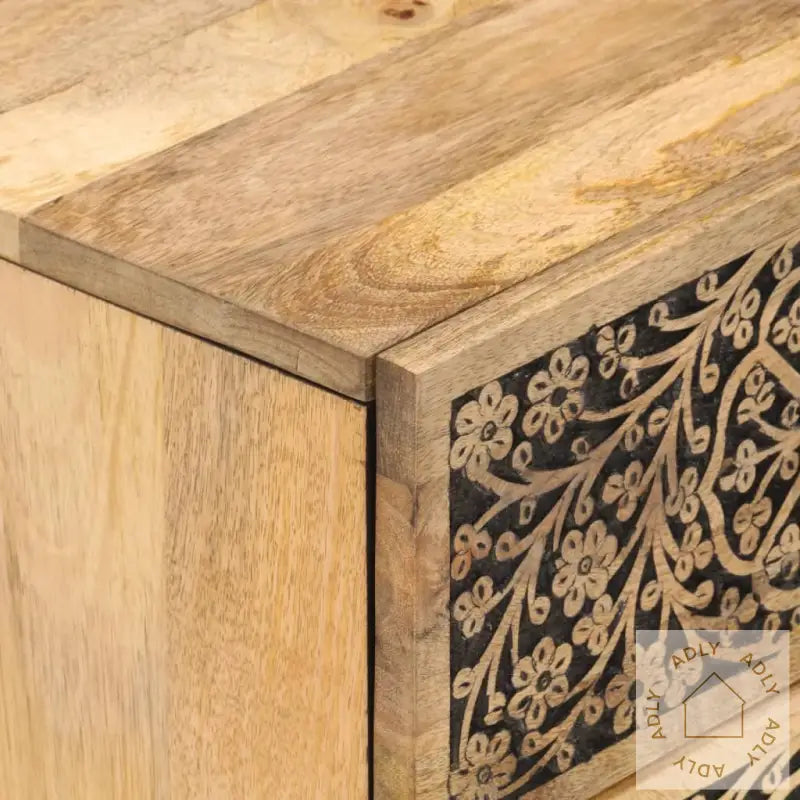 Nattbord 2 Stk 40X33X46 Cm Heltre Mango