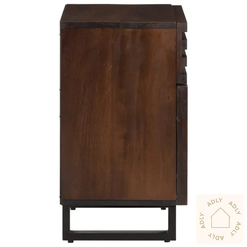 Nattbord Brun 50X34X60 Cm Heltre Mango