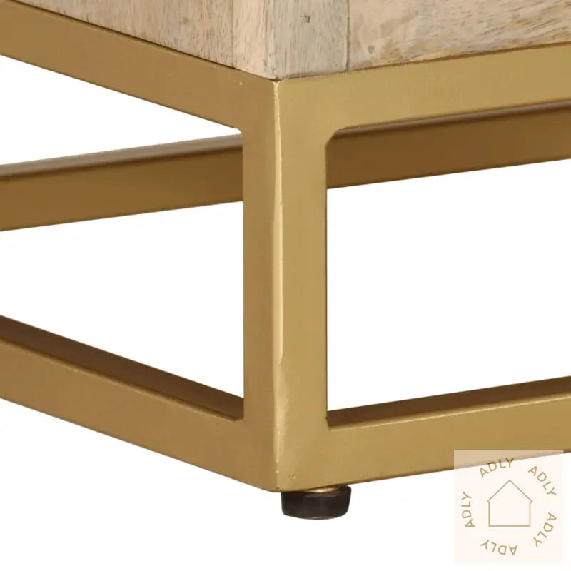 Nattbord 40X30X50 Cm Heltre Mango Og Jern