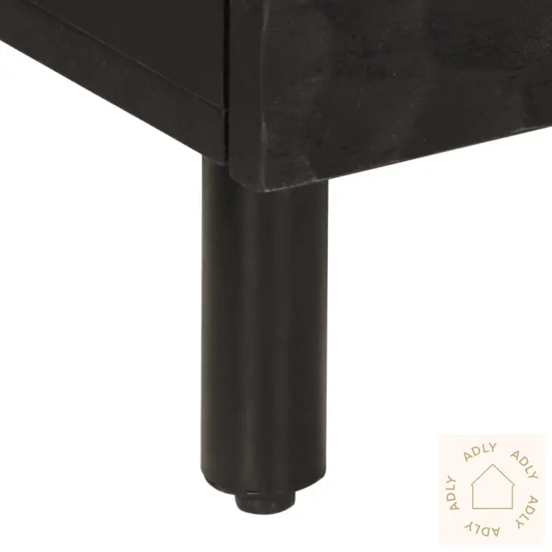 Nattbord Svart 40X33X46 Cm Heltre Mango
