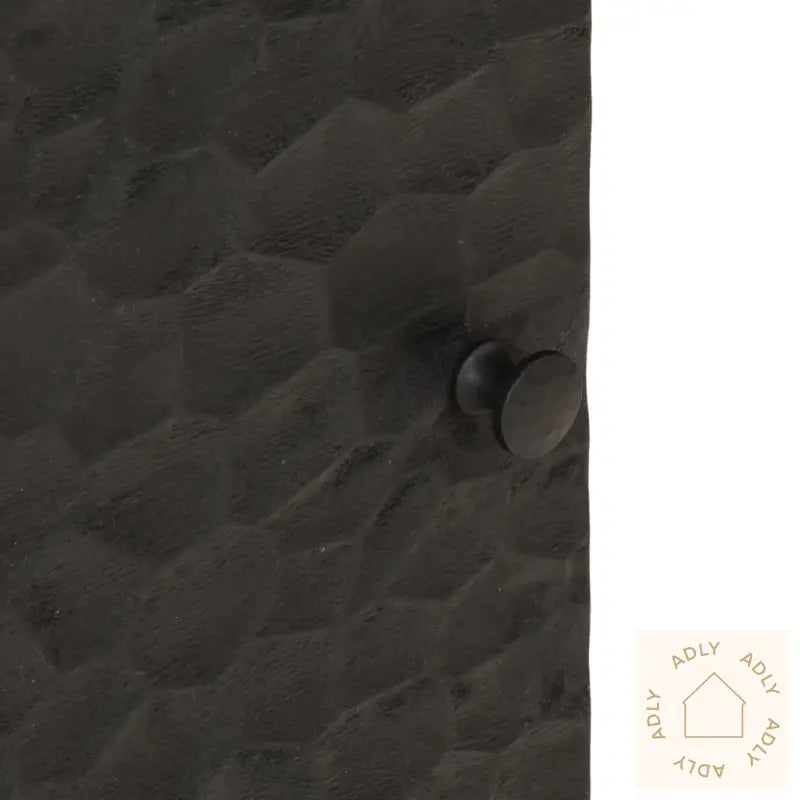 Nattbord Svart 40X33X46 Cm Heltre Mango