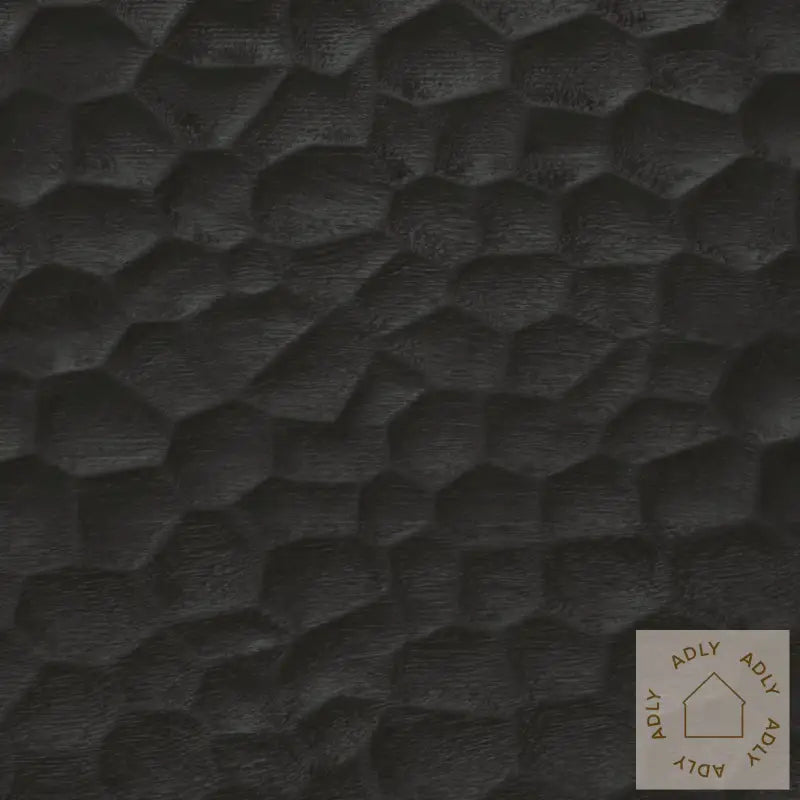 Nattbord Svart 40X33X46 Cm Heltre Mango
