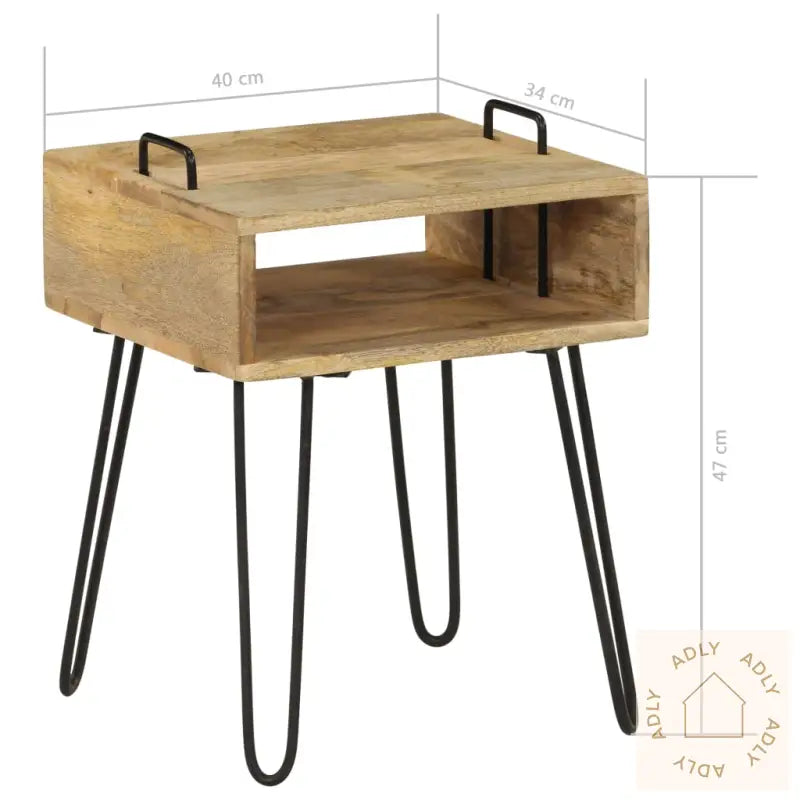 Nattbord Heltre Mango 40X34X47 Cm