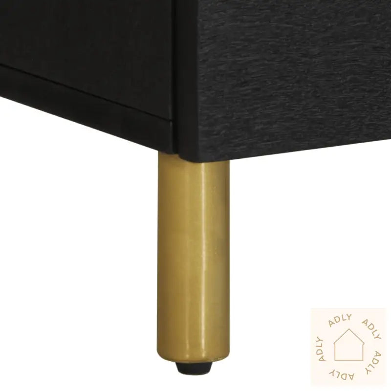 Nattbord 2 Stk Svart 40X33X46 Cm Heltre Mango