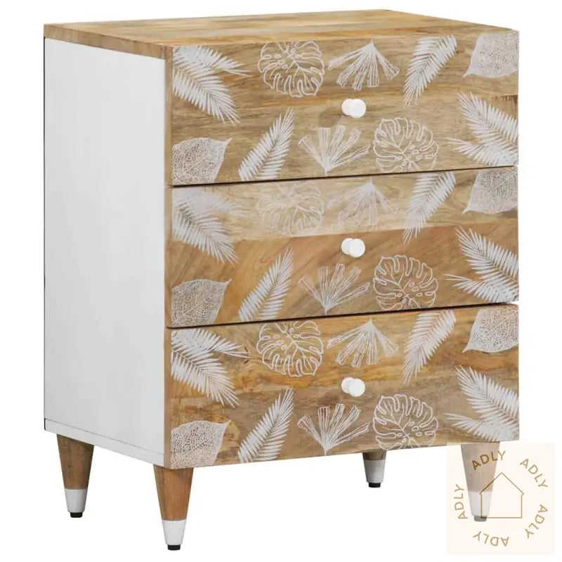 Nattbord 50X33X60 Cm Heltre Mango