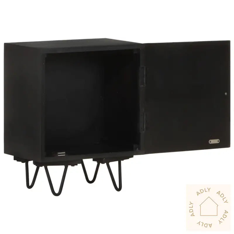 Nattbord Med Messingfront 40X30X50 Cm Heltre Mango