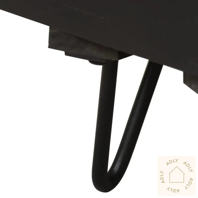 Nattbord Med Messingfront 40X30X50 Cm Heltre Mango