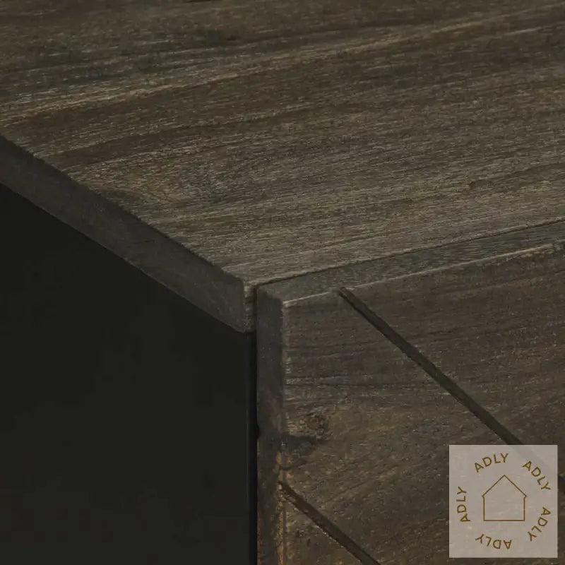 Nattbord 2 Stk Svart 40X33X46 Cm Heltre Mango