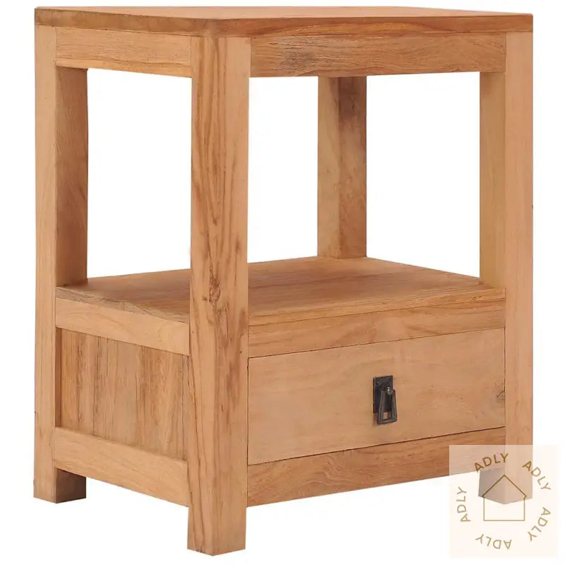 Nattbord 40X30X50 Cm Heltre Teak