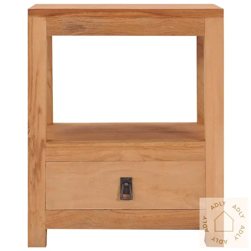 Nattbord 40X30X50 Cm Heltre Teak