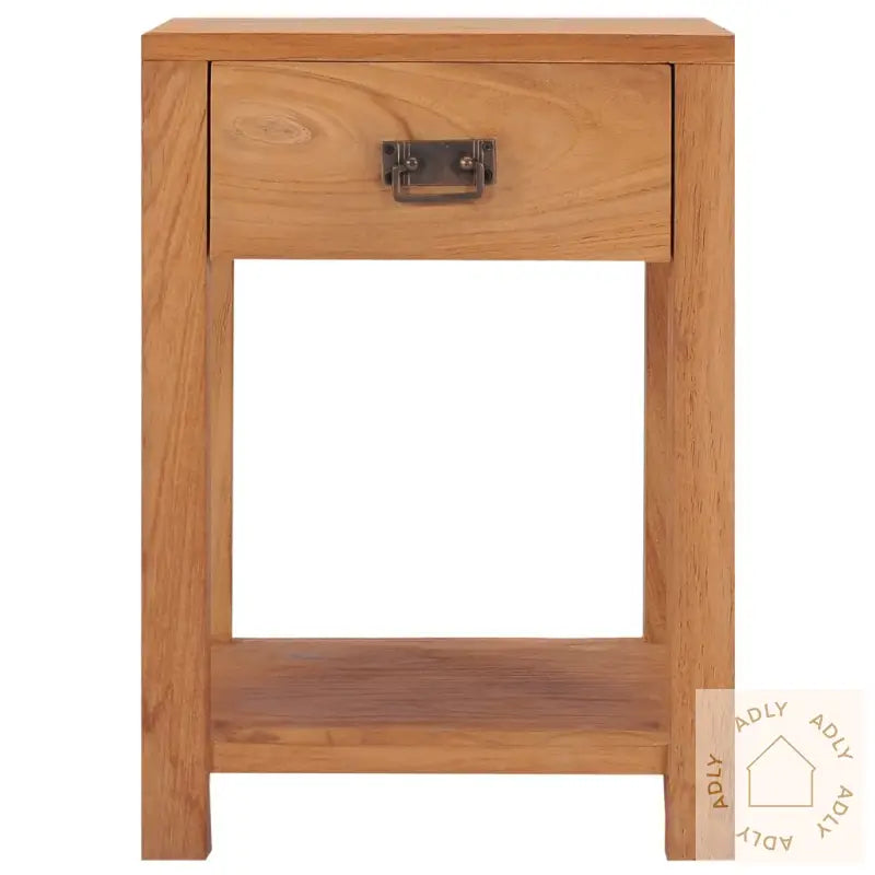 Nattbord 35X35X50 Cm Heltre Teak