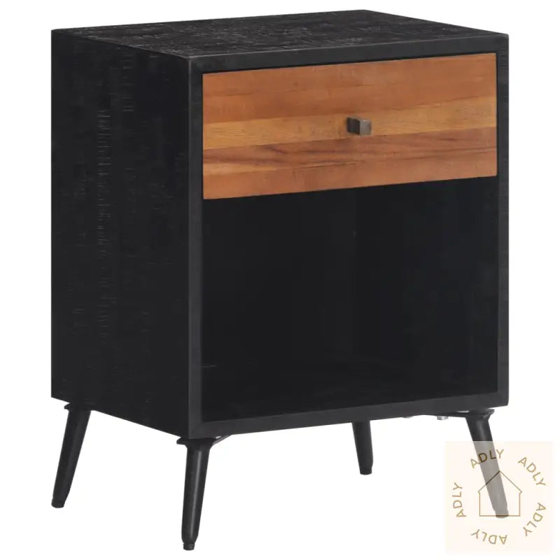 Nattbord 40X30X50 Cm Heltre Teak