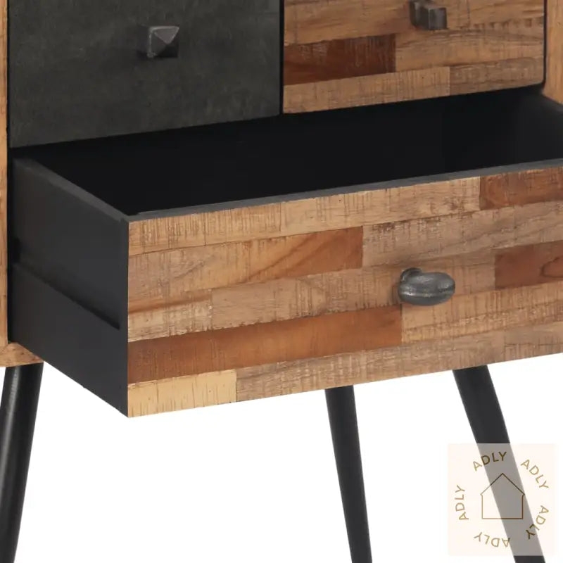 Nattbord 47X31,5X60 Cm Heltre Teak