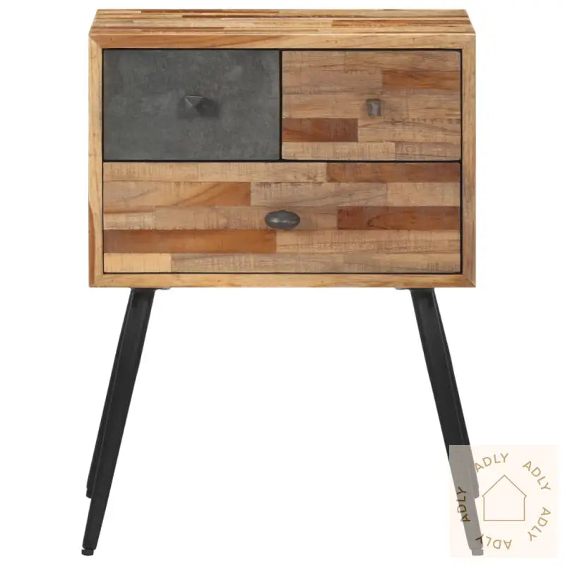 Nattbord 47X31,5X60 Cm Heltre Teak