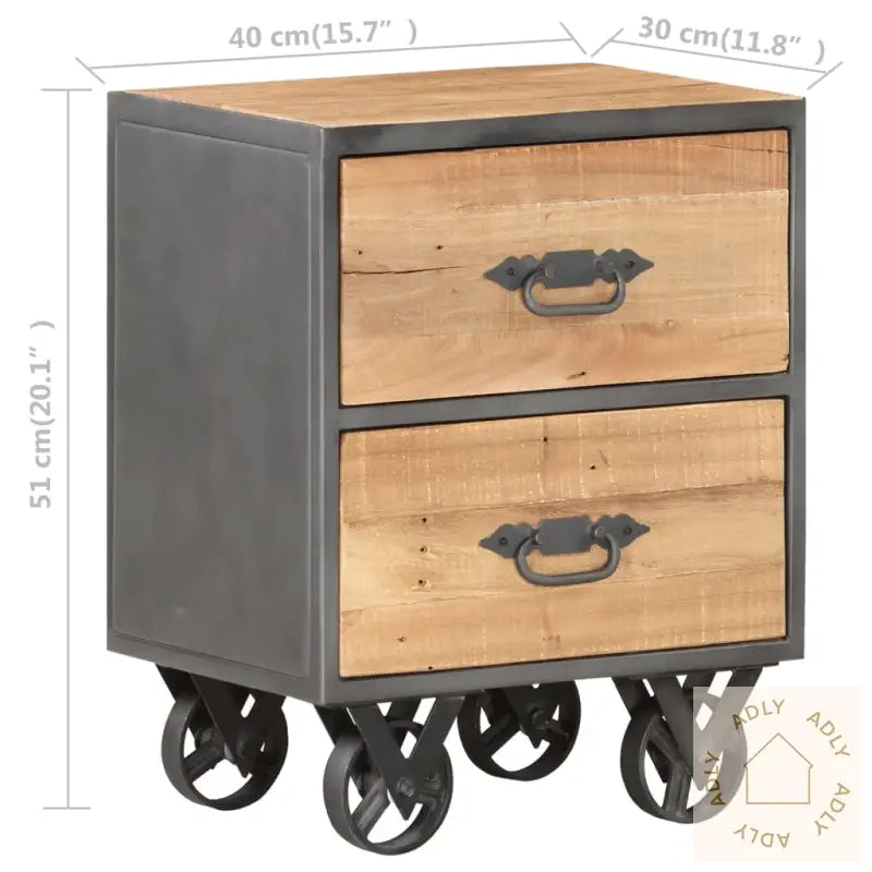 Nattbord 40X30X51 Cm Gjenvunnet Heltre