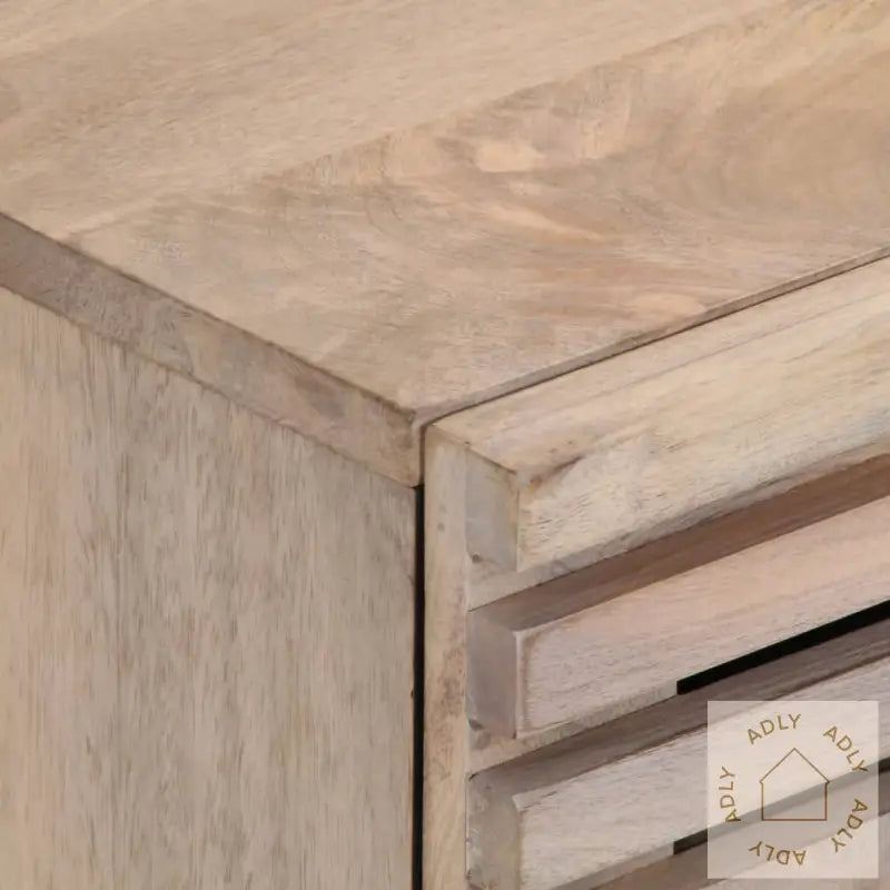 Nattbord 2 Stk 40X34X46 Cm Heltre Bleket Mango