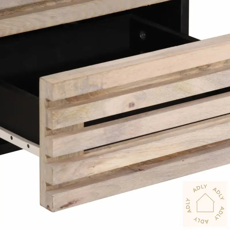 Nattbord 2 Stk 40X34X46 Cm Heltre Bleket Mango