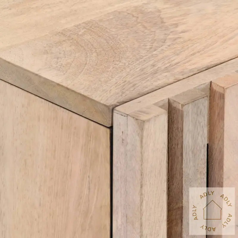 Nattbord 2 Stk 40X34X46 Cm Heltre Bleket Mango