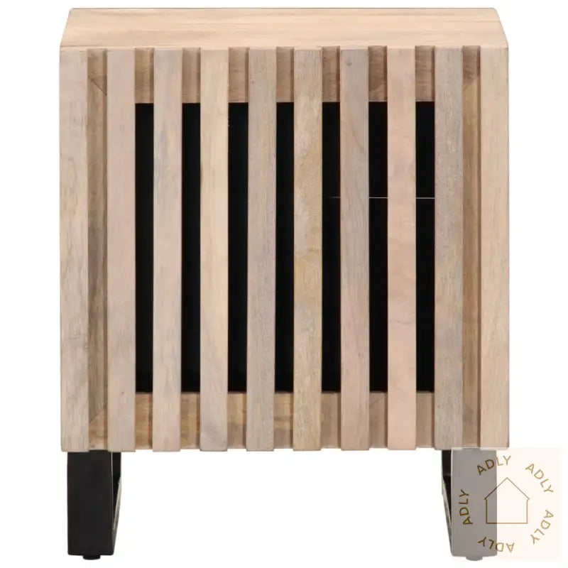 Nattbord 2 Stk 40X34X46 Cm Heltre Bleket Mango