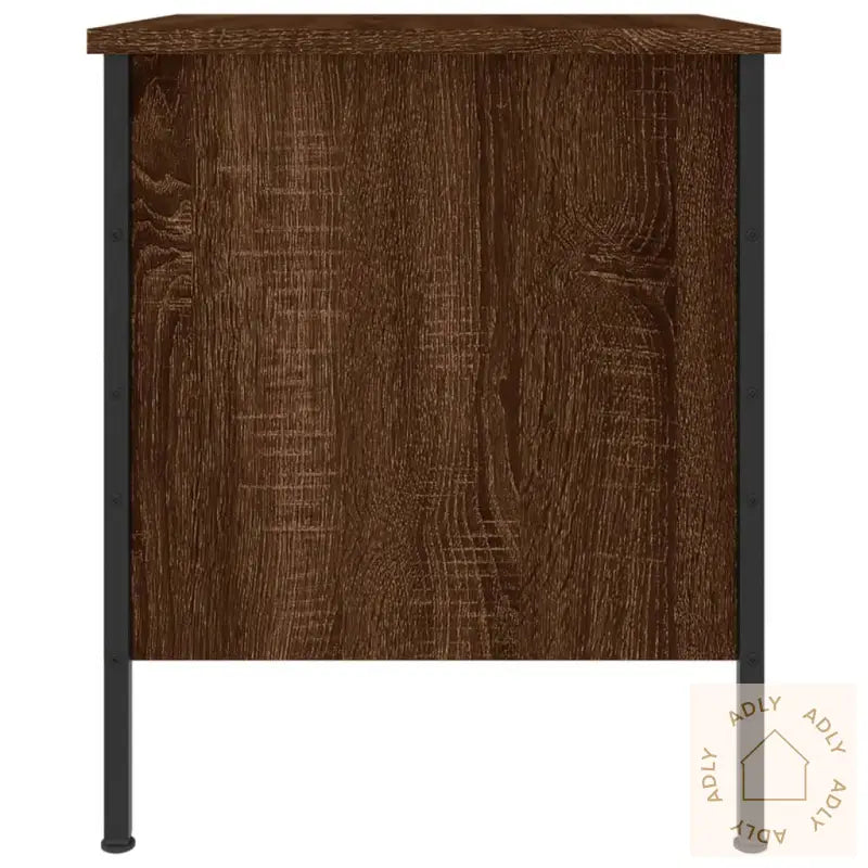 Nattbord 2 Stk Brun Eik 40X42X50 Cm Konstruert Tre