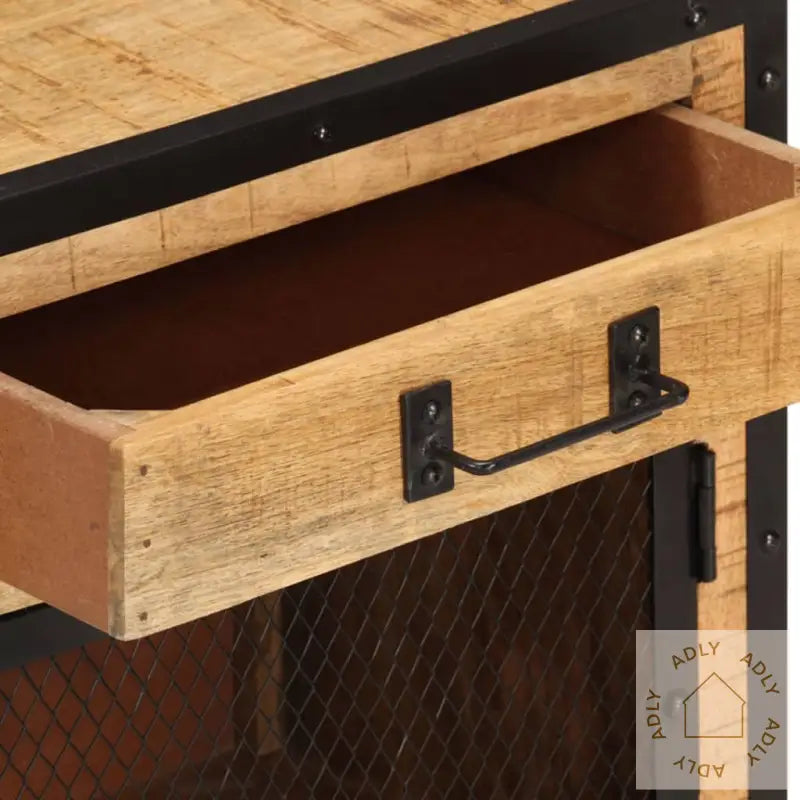 Nattbord 43X30X51 Cm Grov Heltre Mango