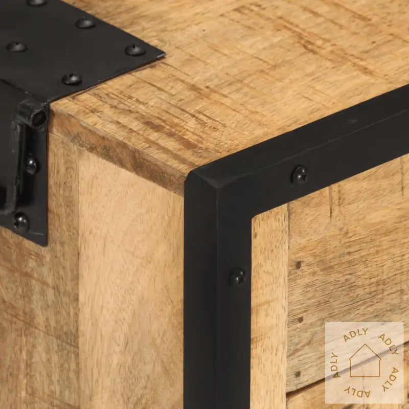 Nattbord 43X30X51 Cm Grov Heltre Mango