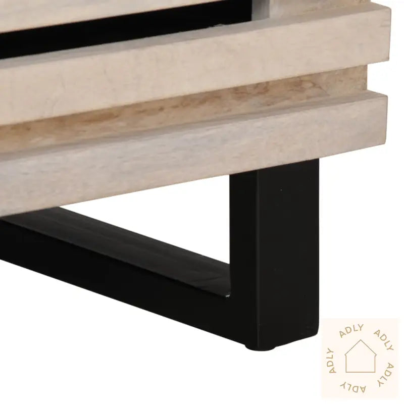 Nattbord 40X34X46 Cm Heltre Bleket Mango