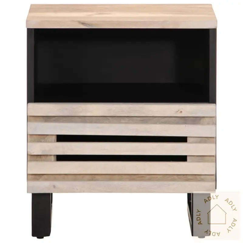 Nattbord 40X34X46 Cm Heltre Bleket Mango