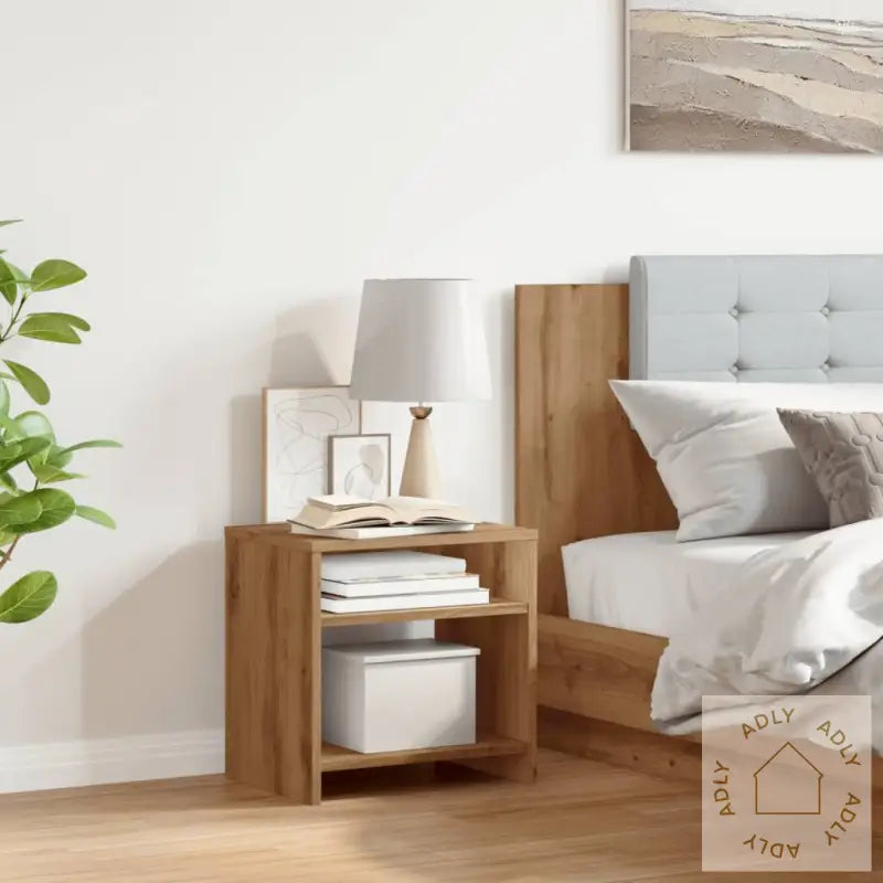 Nattbord Artisan Eik 40X30X40 Cm Konstruert Tre
