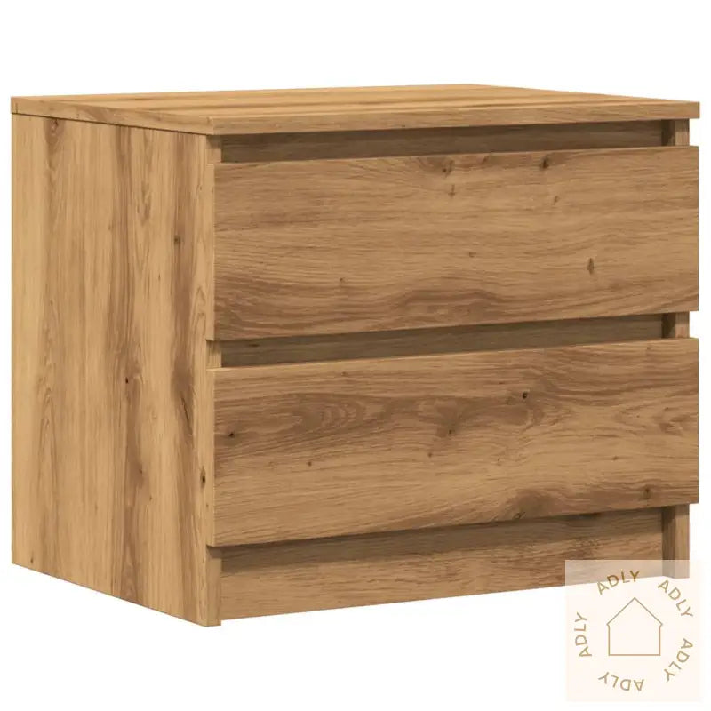 Nattbord 2 Stk Artisan Eik 50X40X43.5 Cm Konstruert Tre