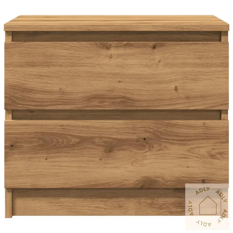 Nattbord 2 Stk Artisan Eik 50X40X43.5 Cm Konstruert Tre