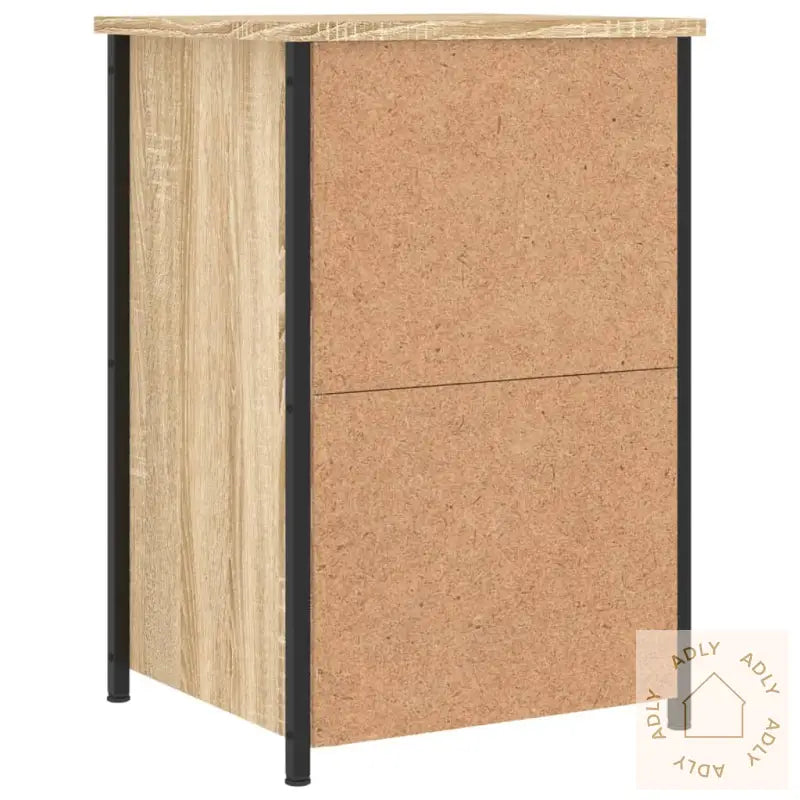Nattbord 2 Stk Sonoma Eik 40X36X60 Cm Konstruert Tre