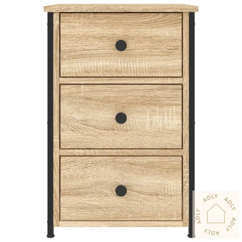 Nattbord Sonoma Eik 40X36X60 Cm Konstruert Tre