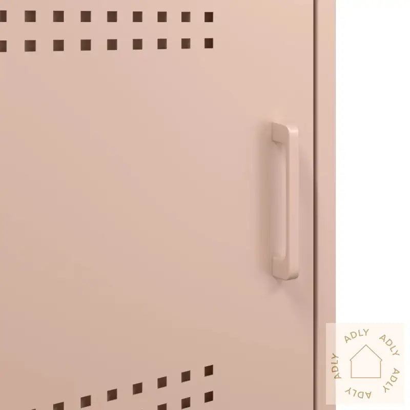 Nattbord 2 Stk Rosa 36X39X68 Cm Stål