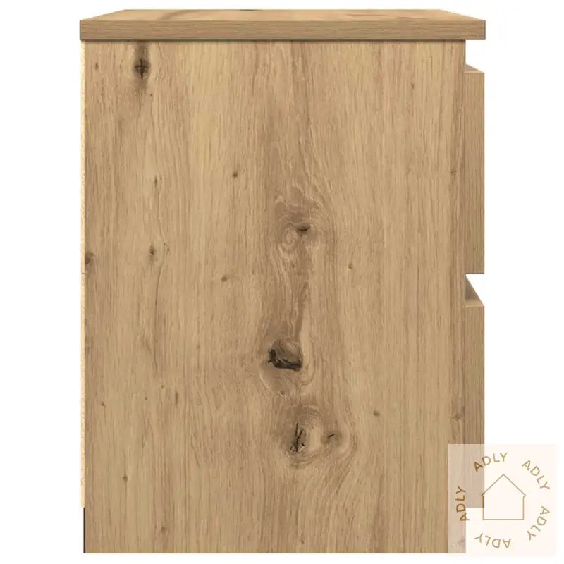 Nattbord 2 Stk Artisan Eik 30X30X40 Cm Konstruert Tre