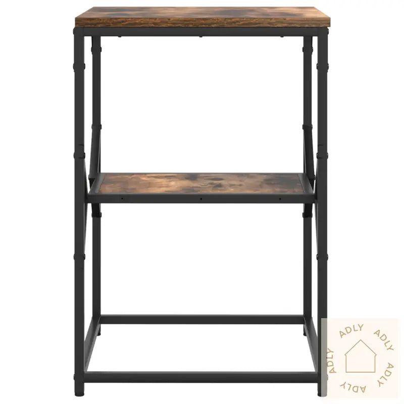Sidebord Røkt Eik 41X40X60 Cm Konstruert Tre