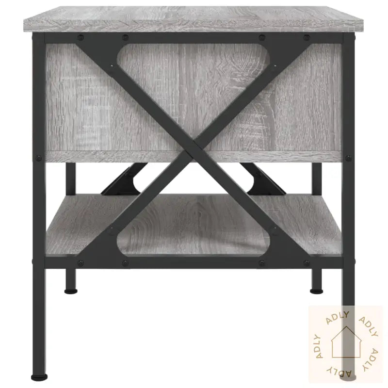 Nattbord 2 Stk Grå Sonoma 40X42X45 Cm Konstruert Tre