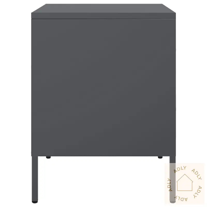 Nattbord Antrasitt 36X39X50,5 Cm Stål
