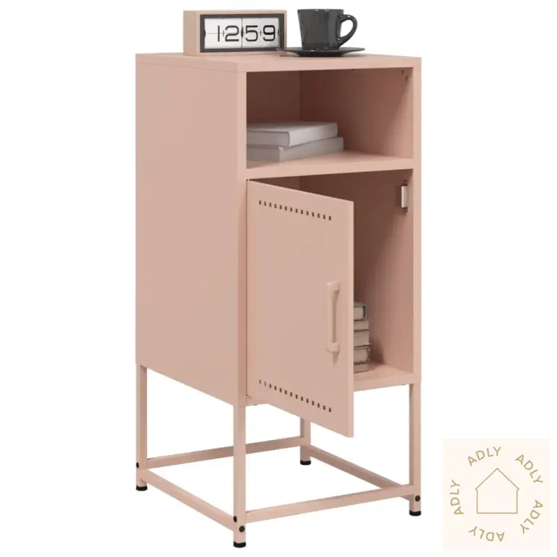 Nattbord Rosa 36X39X78 Cm Stål