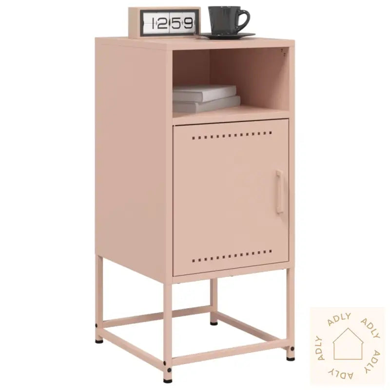 Nattbord Rosa 36X39X78 Cm Stål