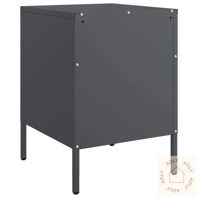 Nattbord Antrasitt 36X39X50,5 Cm Stål