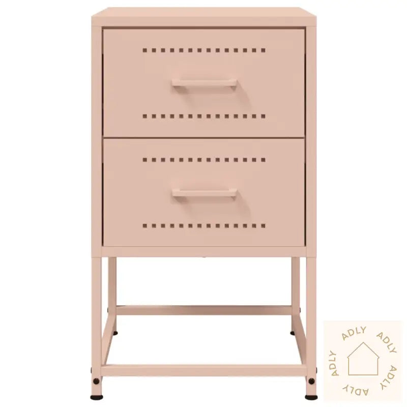 Nattbord Rosa 36X39X60,5 Cm Stål