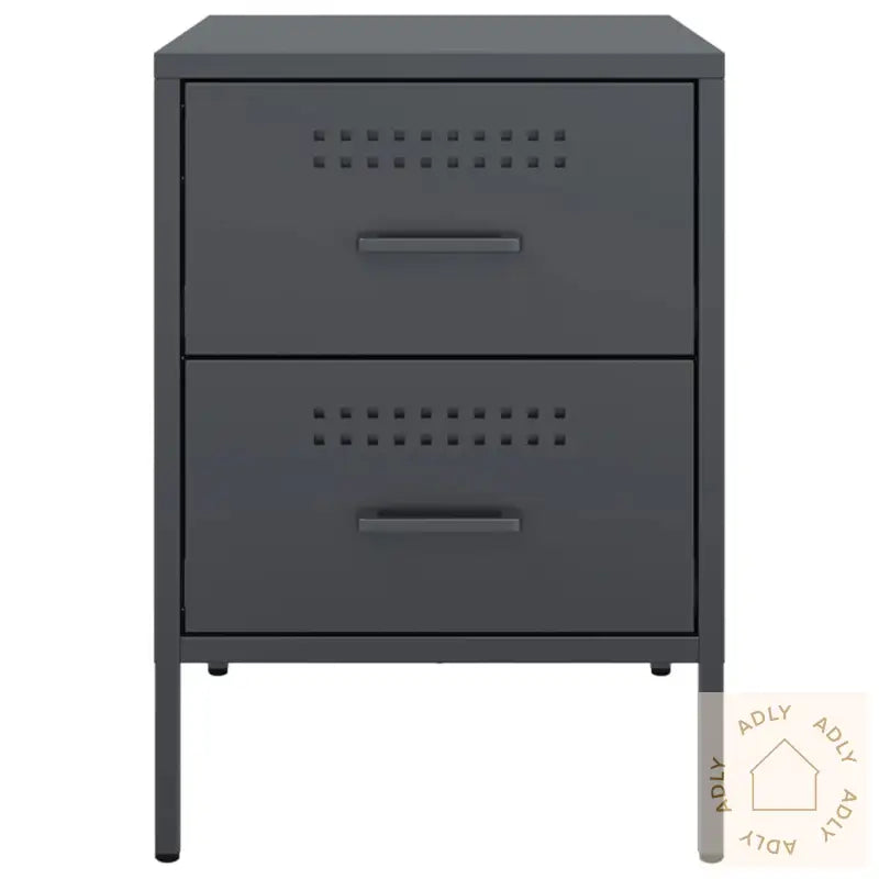 Nattbord Antrasitt 36X39X50,5 Cm Stål